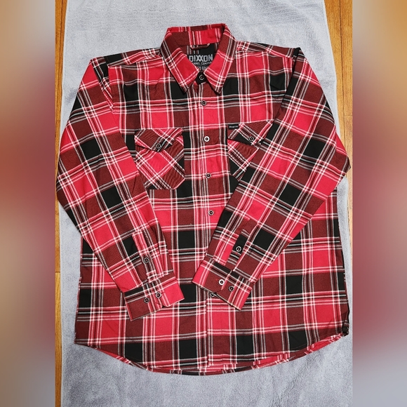 DIXXON FLANNEL COMPANY SNAP-ON TOOLS LIMITED EDITION MEN'S XL RED PLAID SHIRT! - Picture 7 of 9